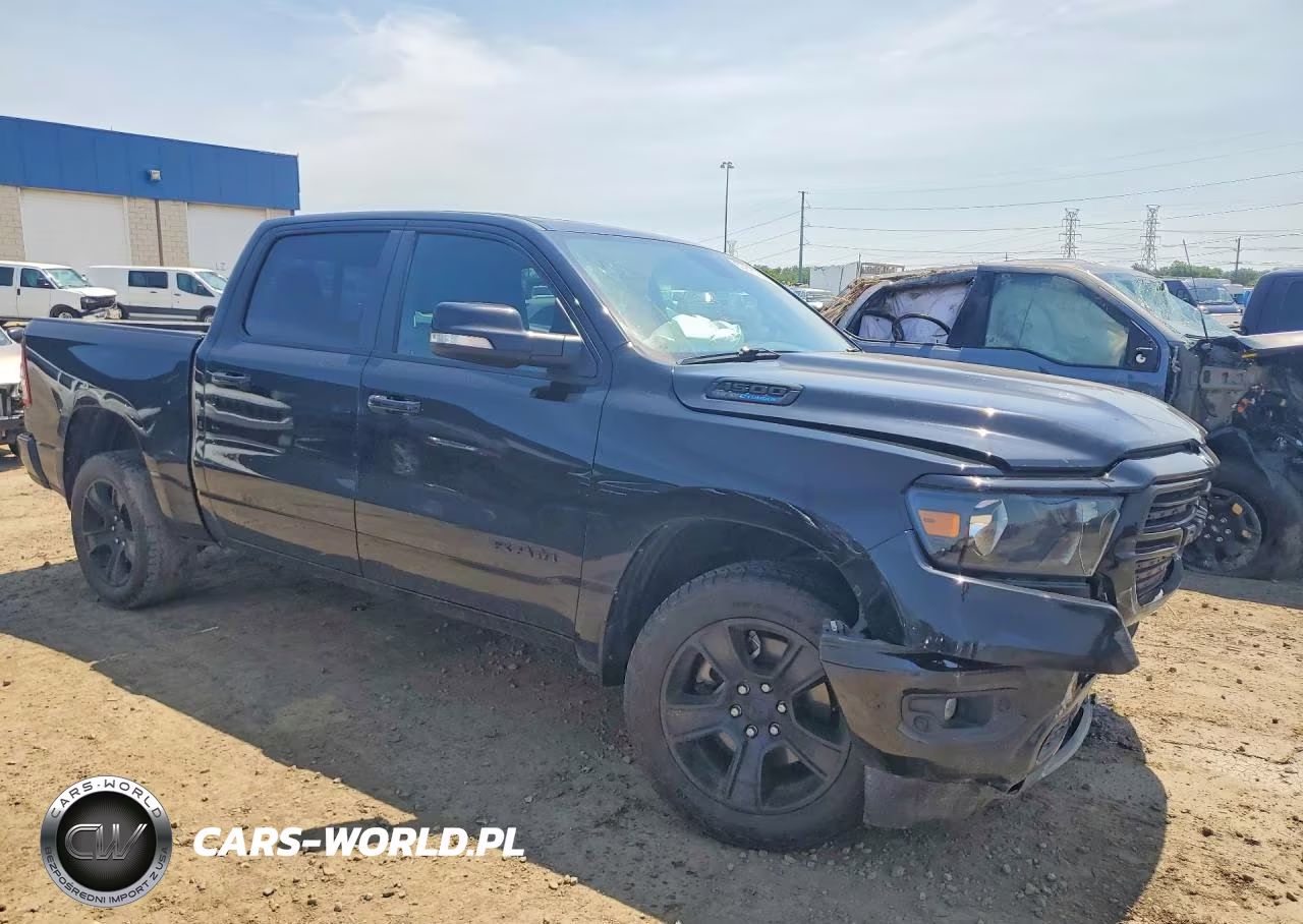 2021 Ram 1500 Big Horn-Lone Star VIN:1C6SRFFT1MN600884 - 4