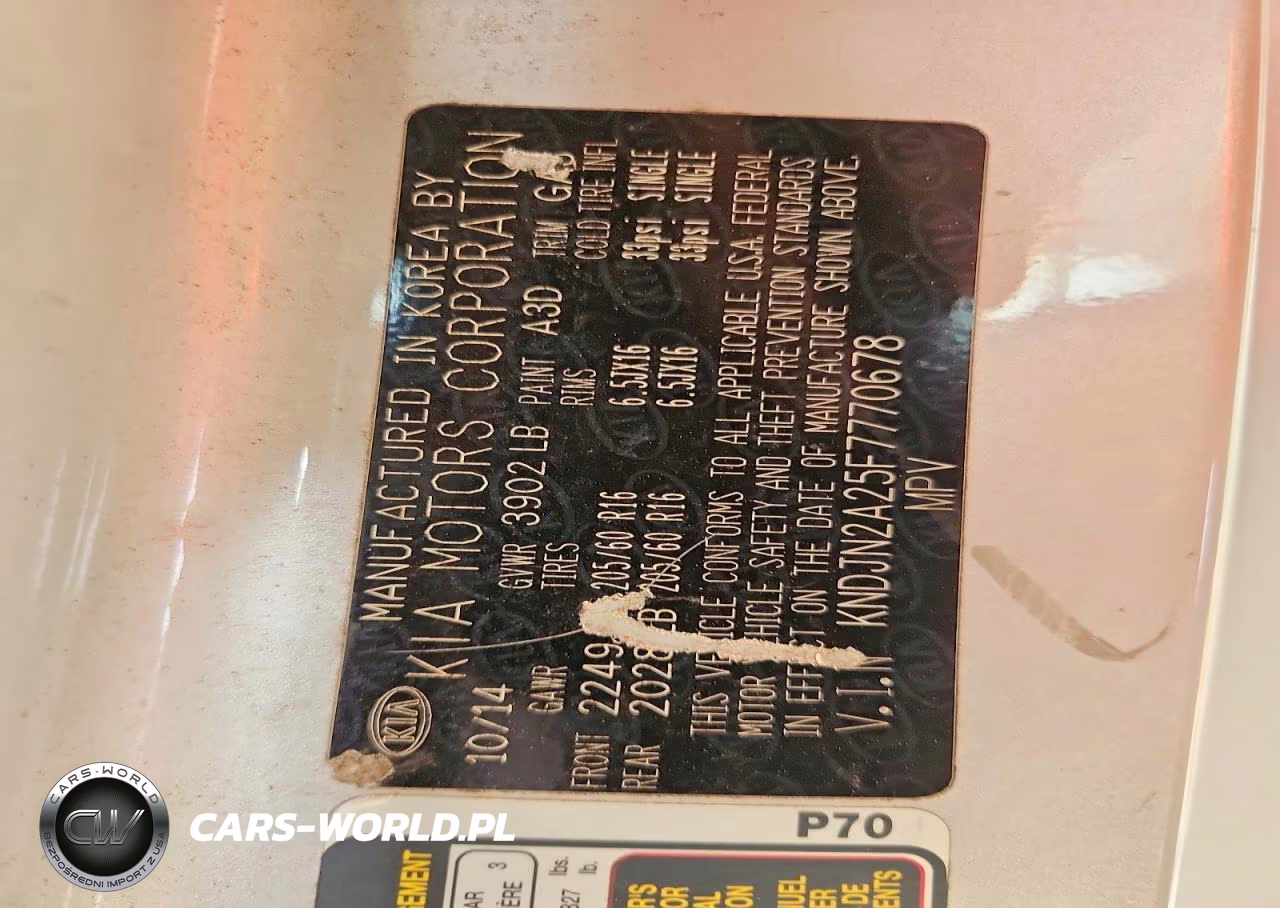 2015 Kia Soul Base VIN:KNDJN2A25F7770678 - 12