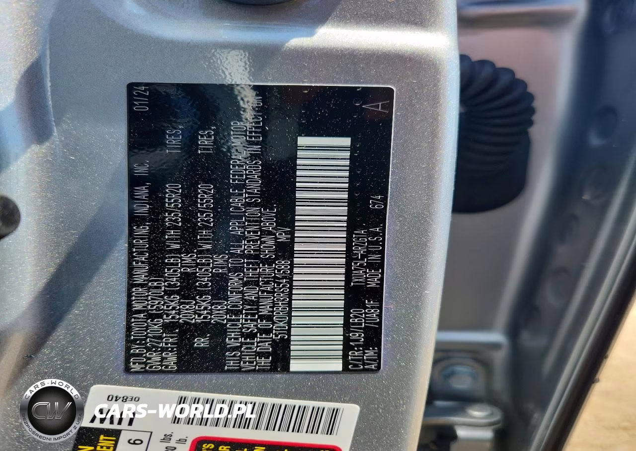 2024 Toyota Highlander Limited VIN:5TDKDRBH3RS541588 - 12