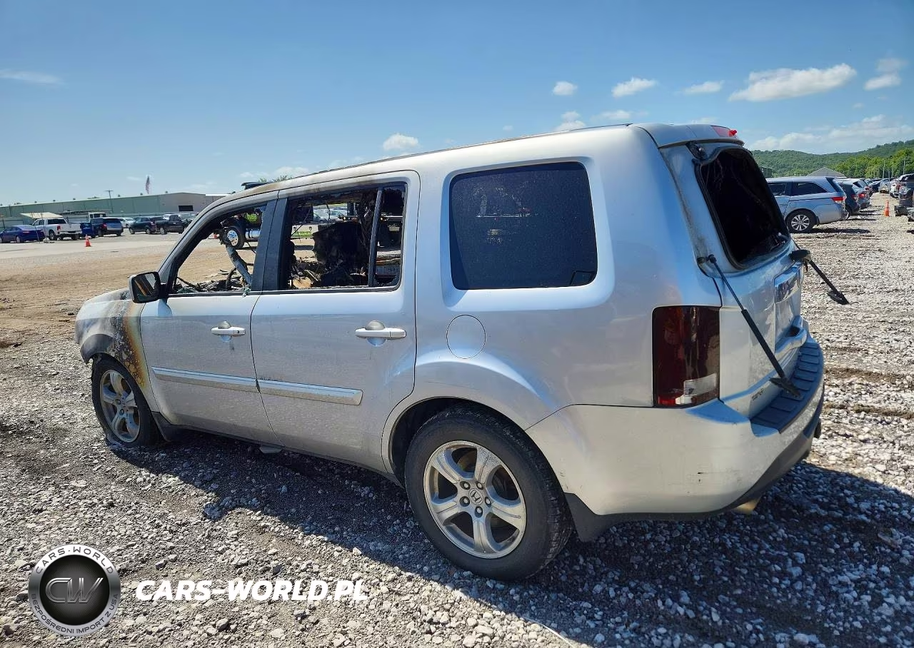 2012 Honda Pilot Exl VIN:5FNYF3H64CB026103 - 2