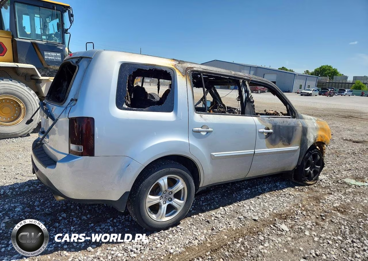 2012 Honda Pilot Exl VIN:5FNYF3H64CB026103 - 3