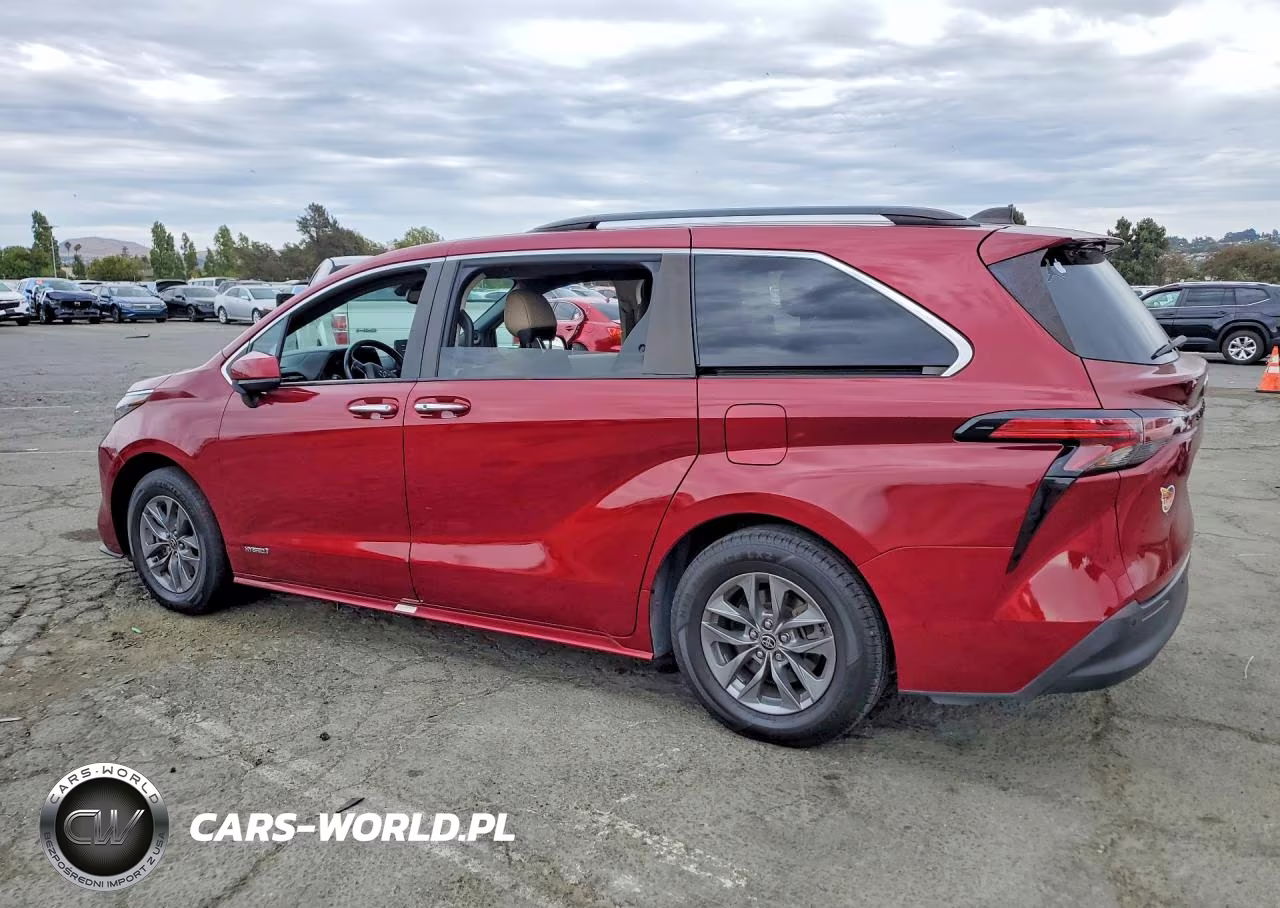 2021 Toyota Sienna Xle VIN:5TDJRKEC7MS051846 - 2
