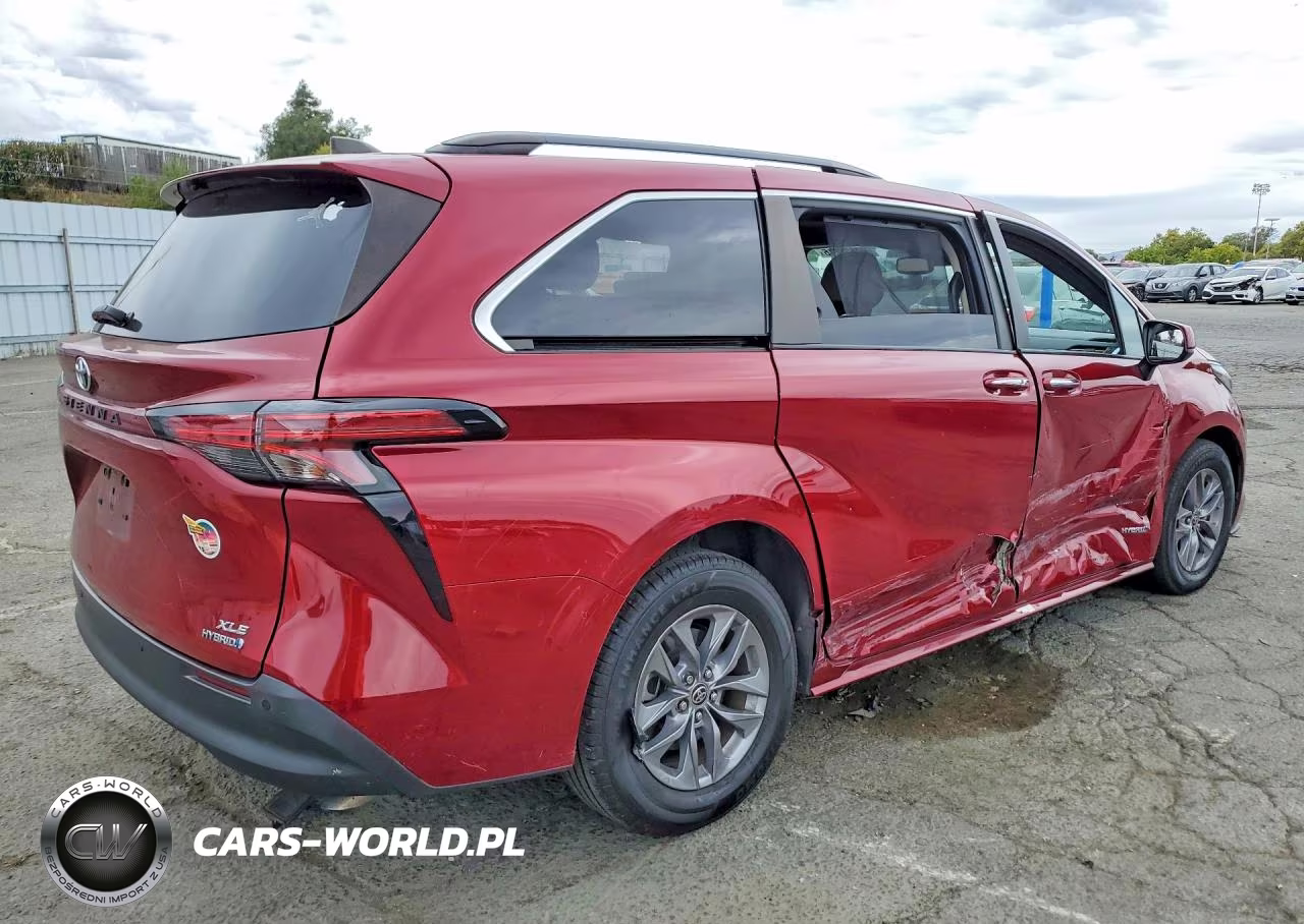 2021 Toyota Sienna Xle VIN:5TDJRKEC7MS051846 - 3