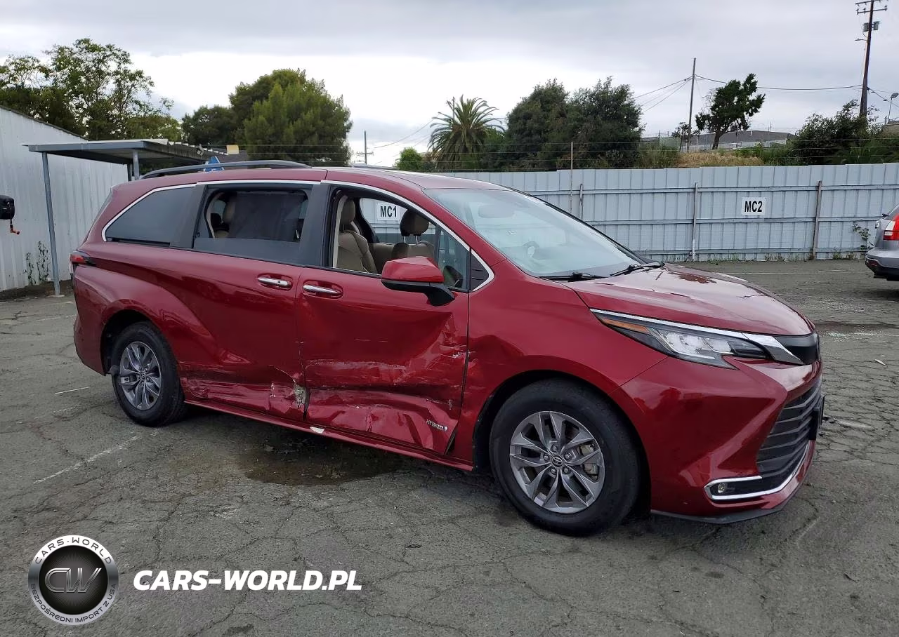 2021 Toyota Sienna Xle VIN:5TDJRKEC7MS051846 - 4