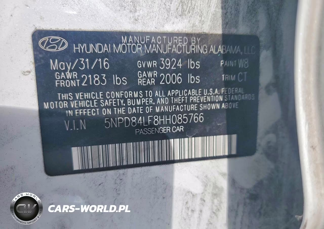 2017 Hyundai Elantra Limited VIN:5NPD84LF8HH085766 - 12