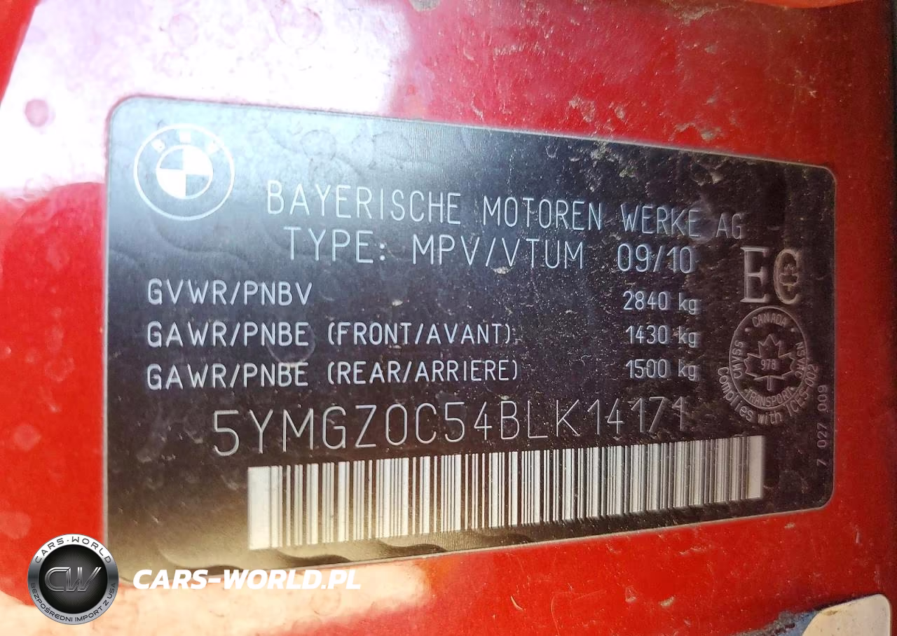 2011 BMW X6 M VIN:5YMGZ0C54BLK14171 - 13