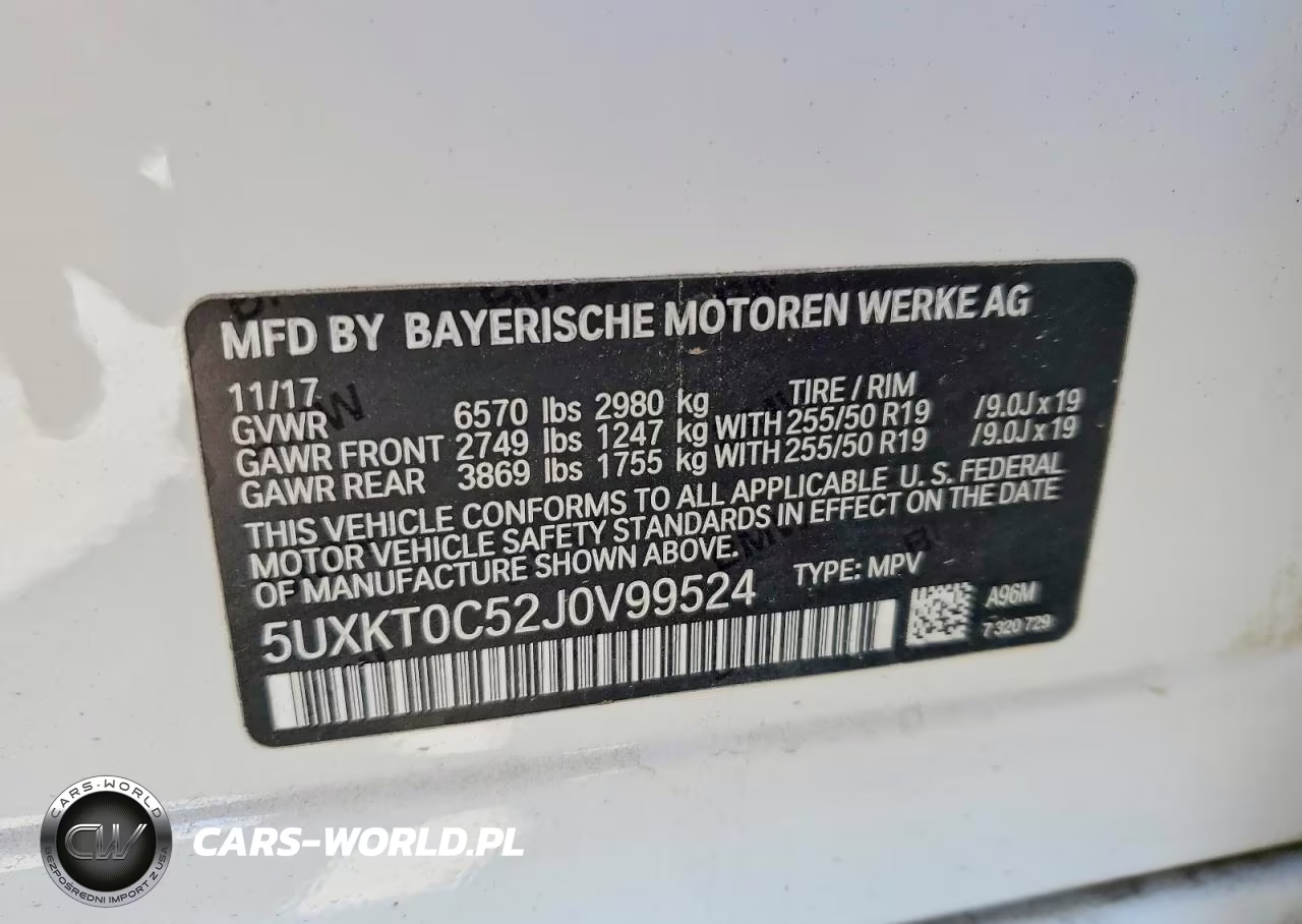 2018 BMW X5 Xdr40E VIN:5UXKT0C52J0V99524 - 12