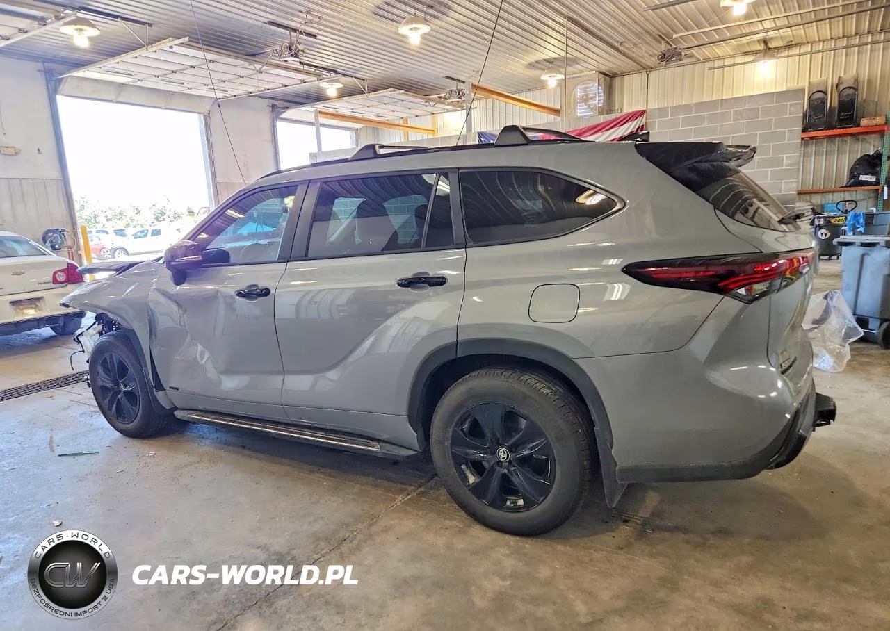 2025 Toyota Highlander Hybrid Xle Nightshade VIN:5TDKBRCHXSS683317 - 2