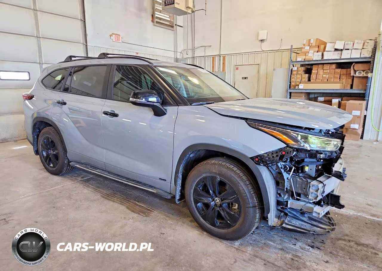 2025 Toyota Highlander Hybrid Xle Nightshade VIN:5TDKBRCHXSS683317 - 4