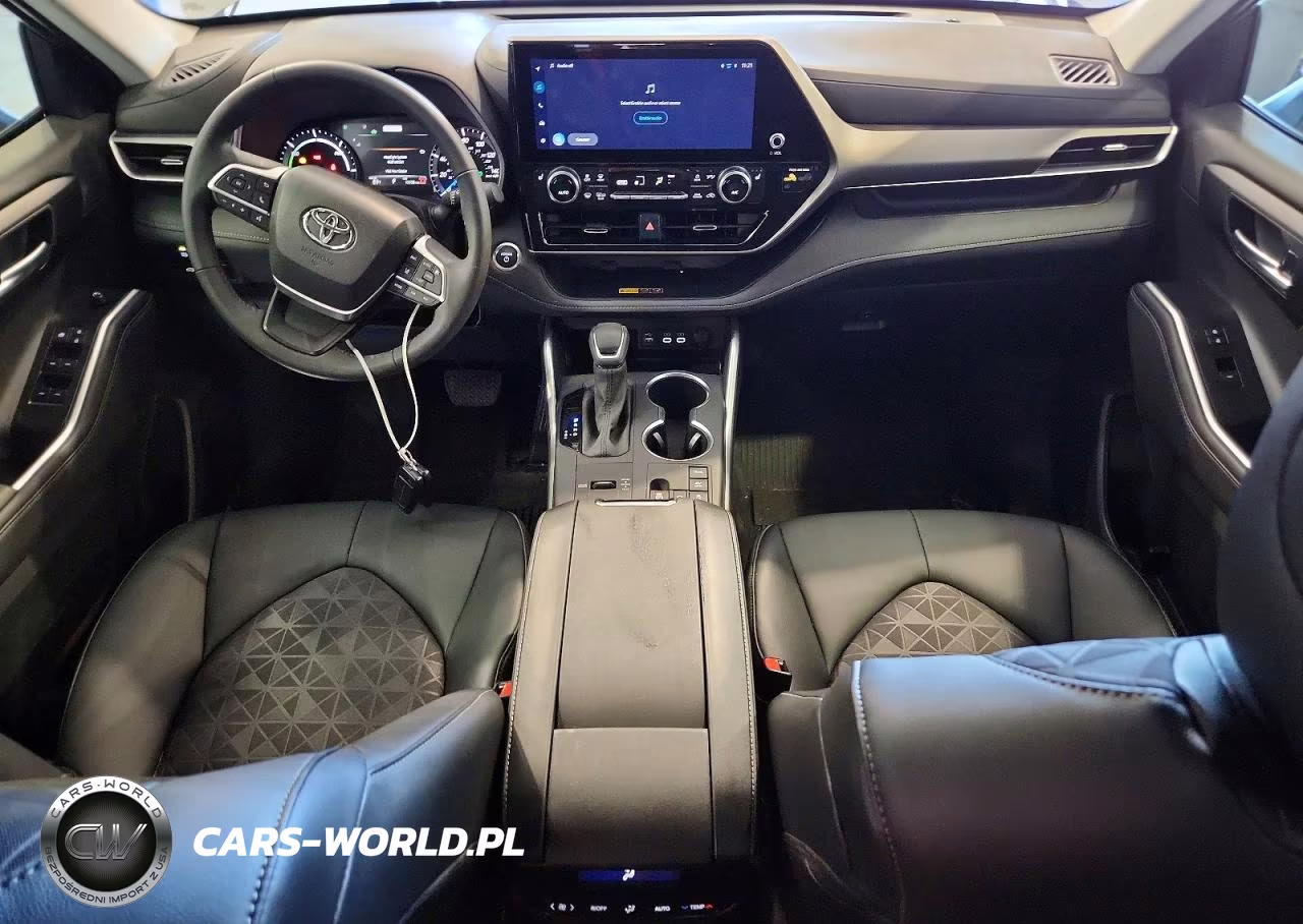 2025 Toyota Highlander Hybrid Xle Nightshade VIN:5TDKBRCHXSS683317 - 8
