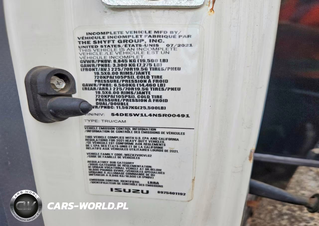 2022 Isuzu Nrr Dump Truck VIN:54DE5W1L4NSR00491 - 13