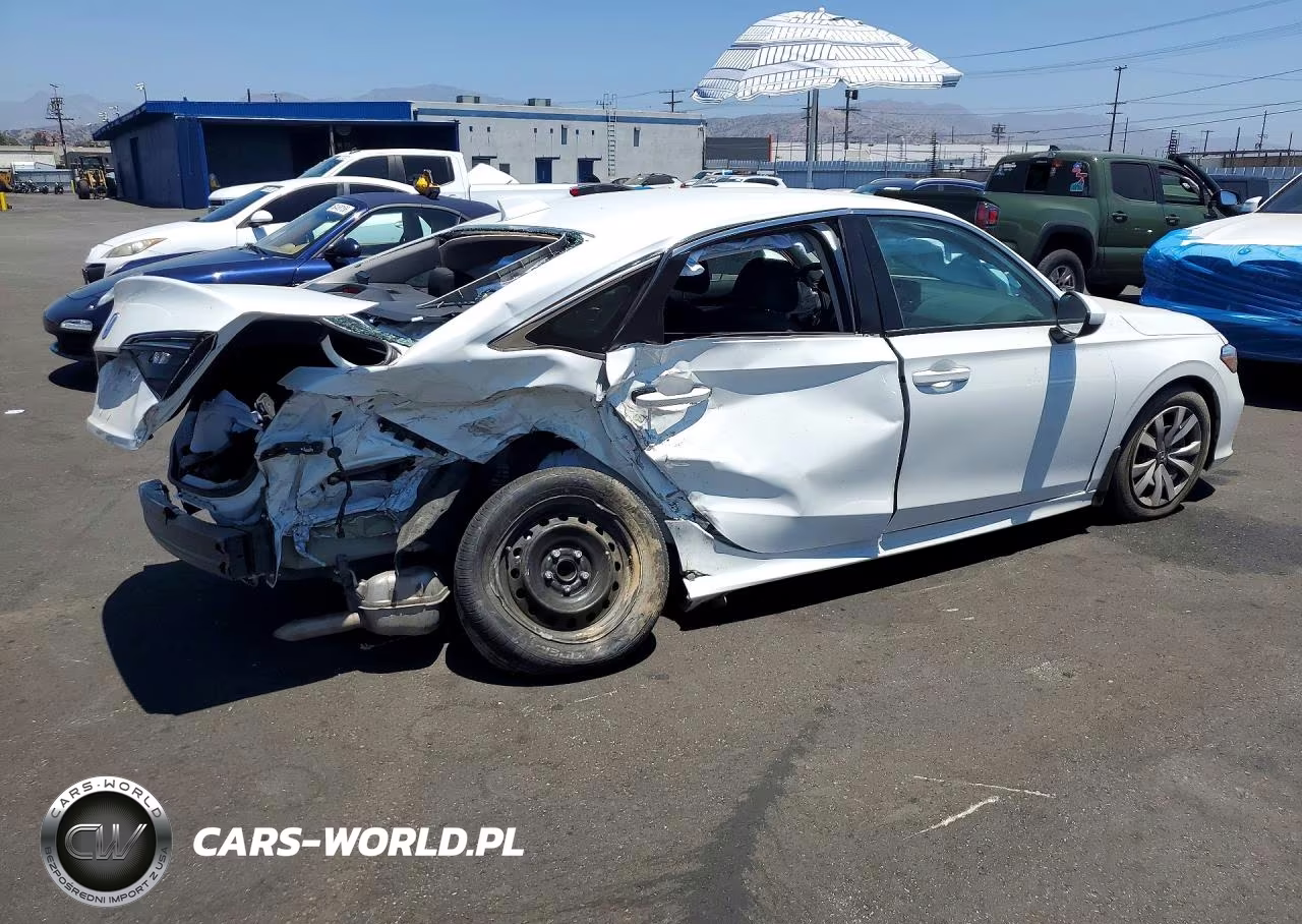 2025 Honda Civic Lx VIN:2HGFE2F24SH601881 - 3