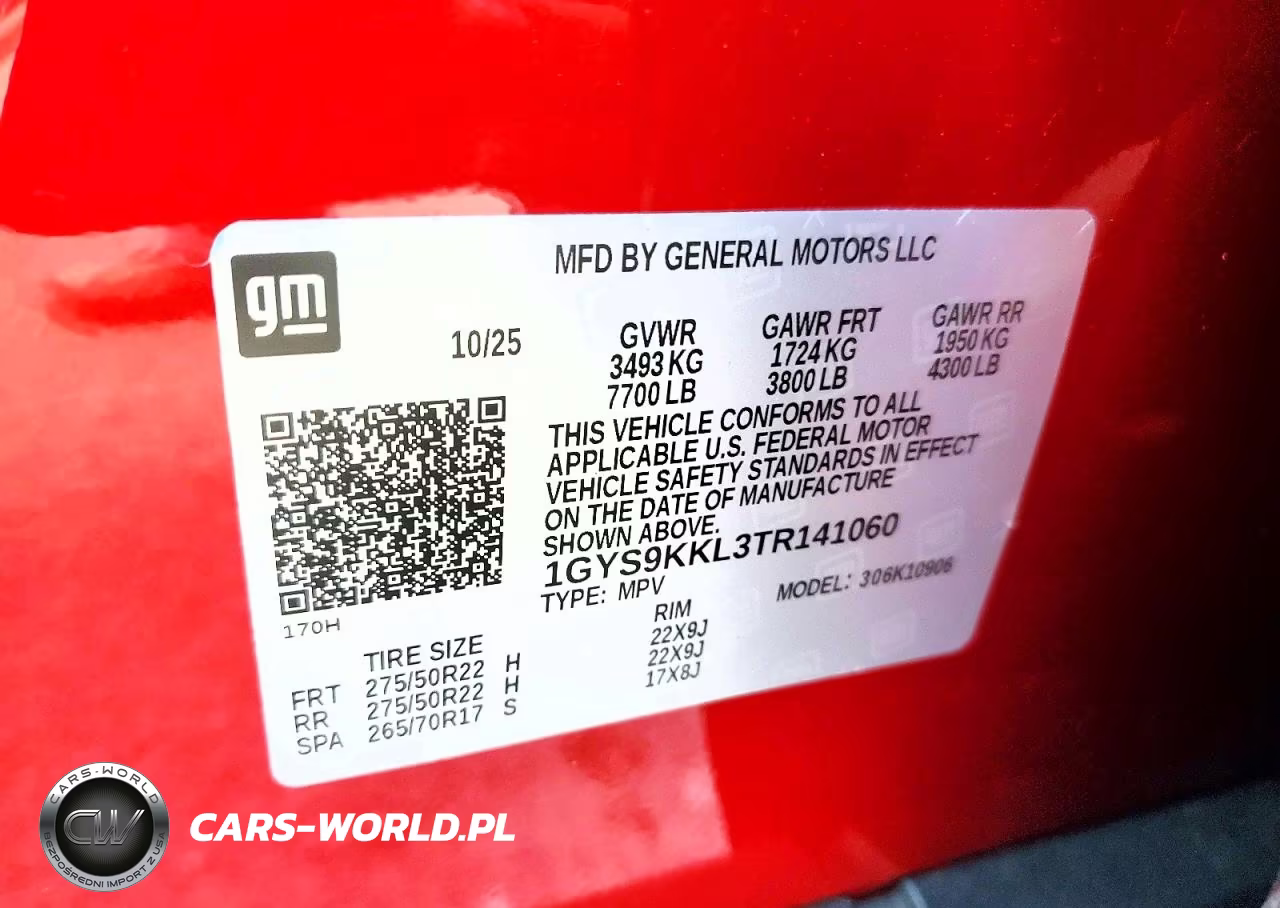 2026 Cadillac Escalade Esv Luxury VIN:1GYS9KKL3TR141060 - 14