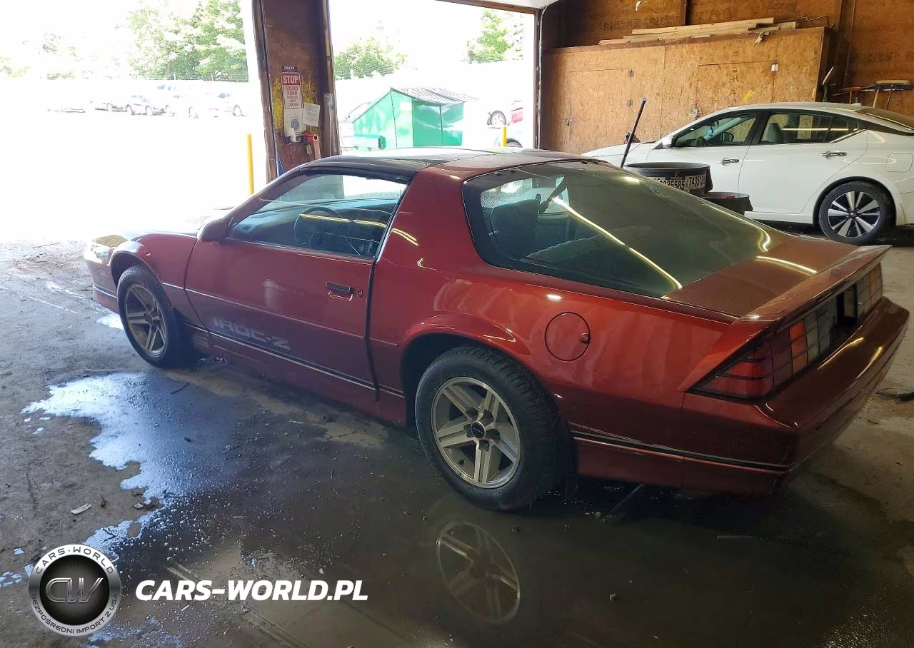 1987 Chevrolet Camaro VIN:1G1FP2186HN143922 - 2