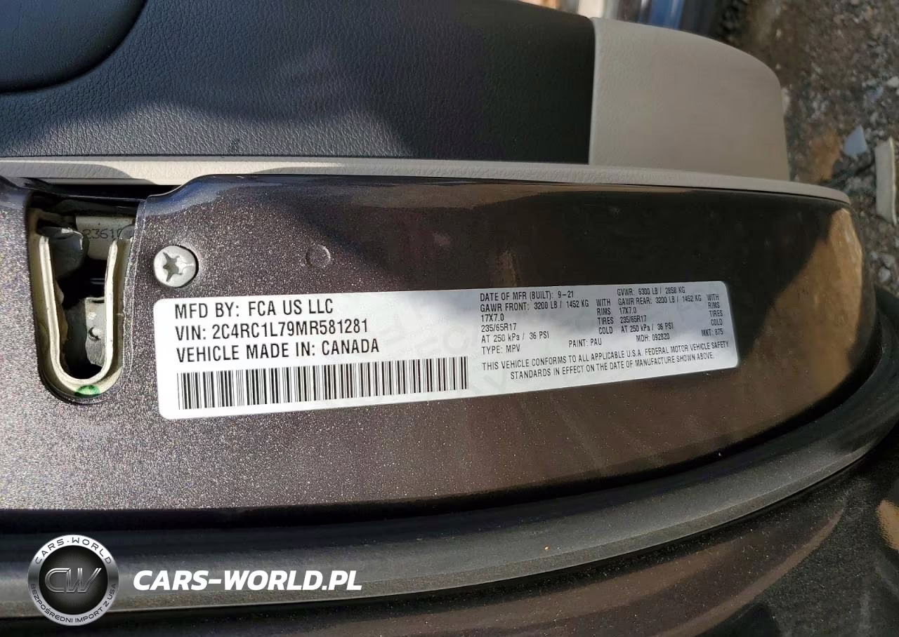 2021 Chrysler Pacifica Hybrid Touring L VIN:2C4RC1L79MR581281 - 14