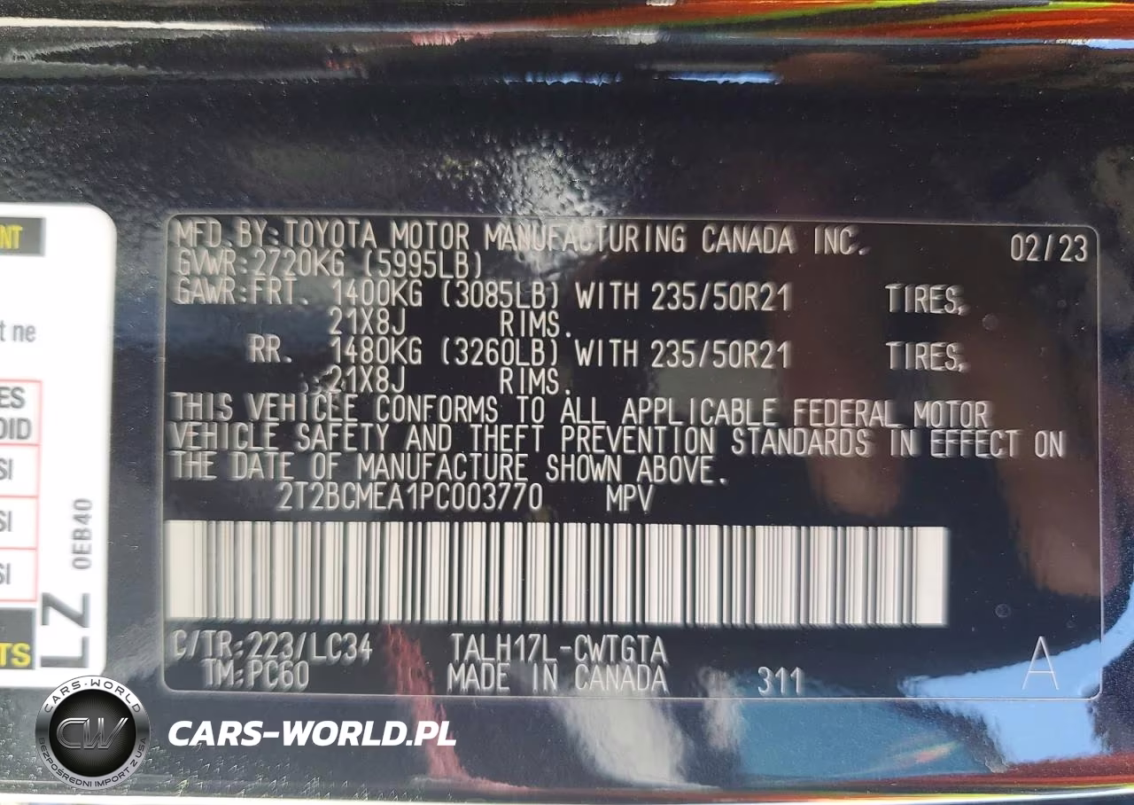 2023 Lexus Rx 500H F Sport VIN:2T2BCMEA1PC003770 - 14
