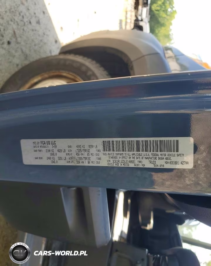2020 Ram Promaster 3500 Delivery Van VIN:3C6URVJG3LE140661 - 13