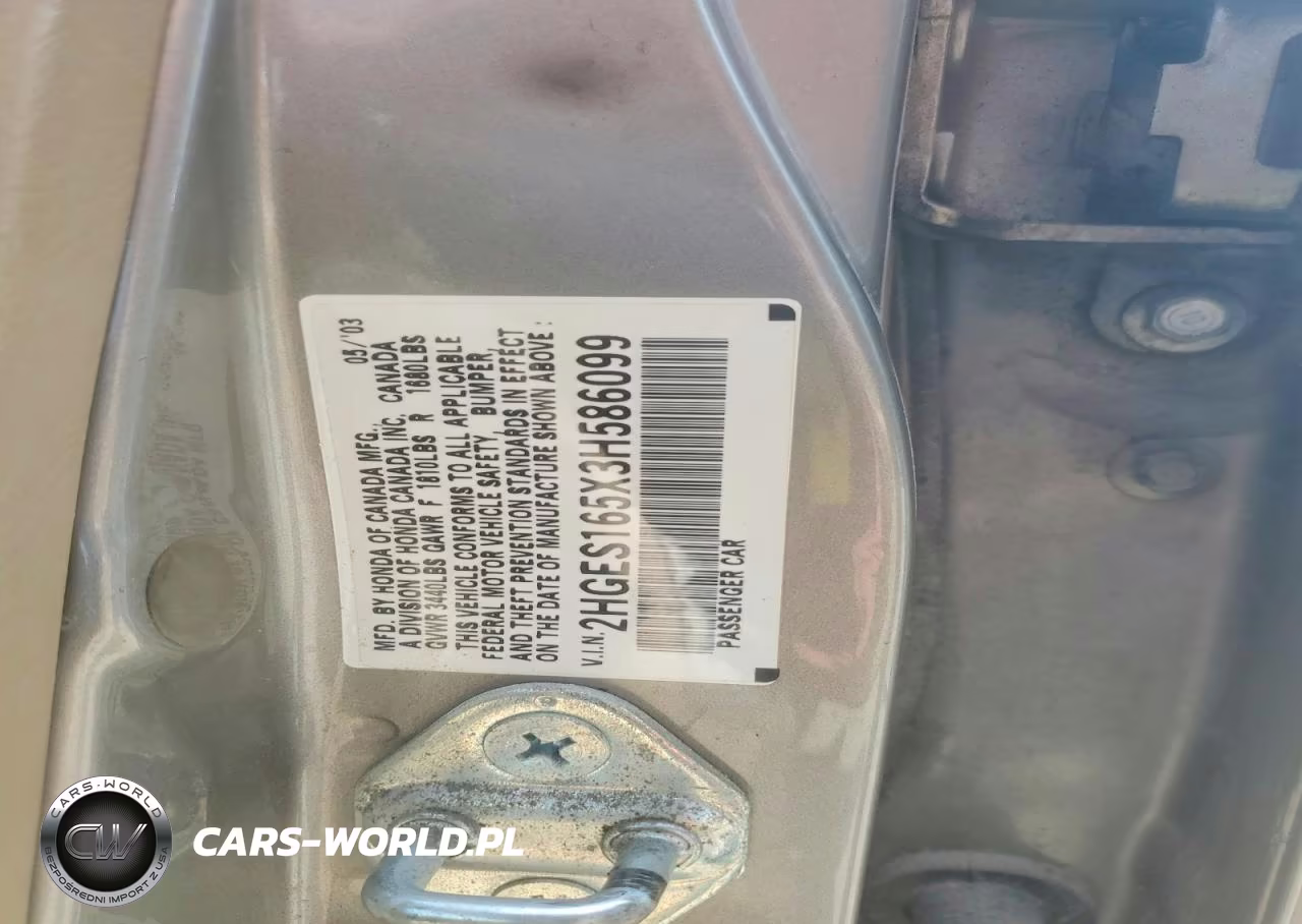 2003 Honda Civic Lx VIN:2HGES165X3H586099 - 13