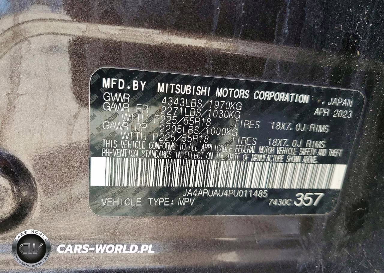 2023 Mitsubishi Outlander Sport S-Se VIN:JA4ARUAU4PU011485 - 13