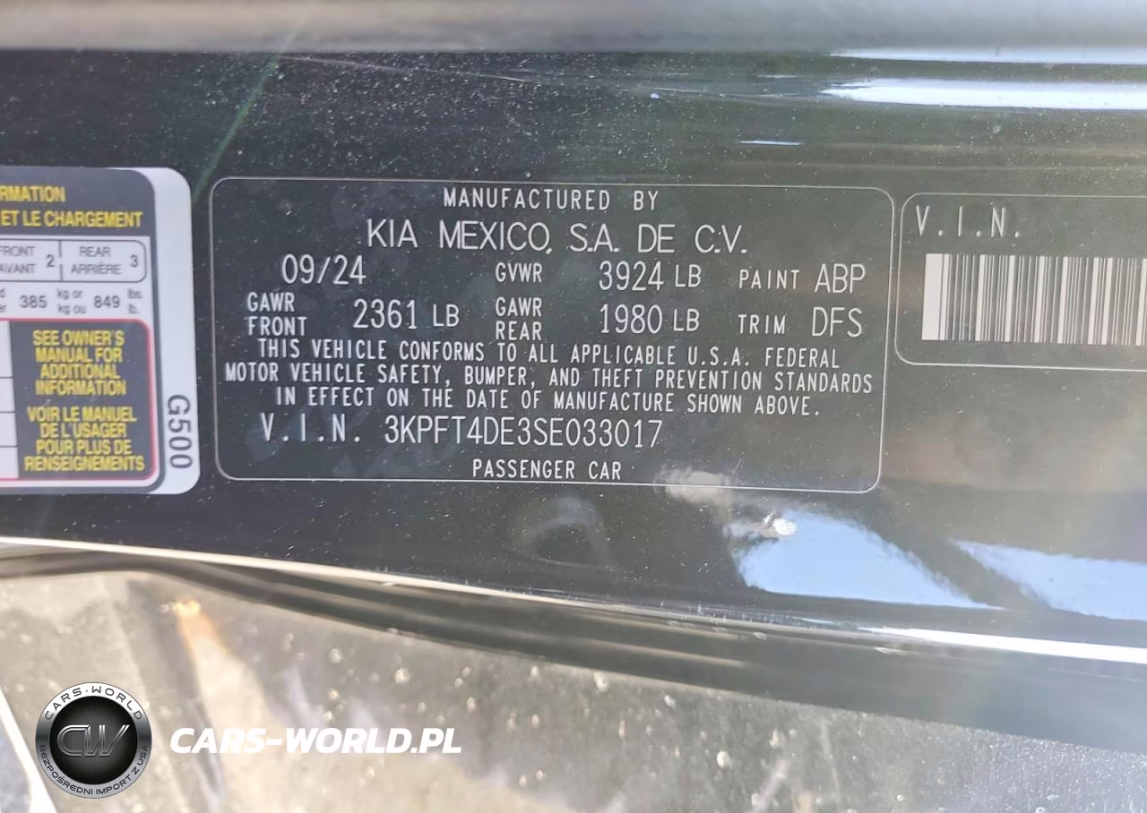 2025 Kia K4 Lxs VIN:3KPFT4DE3SE033017 - 12