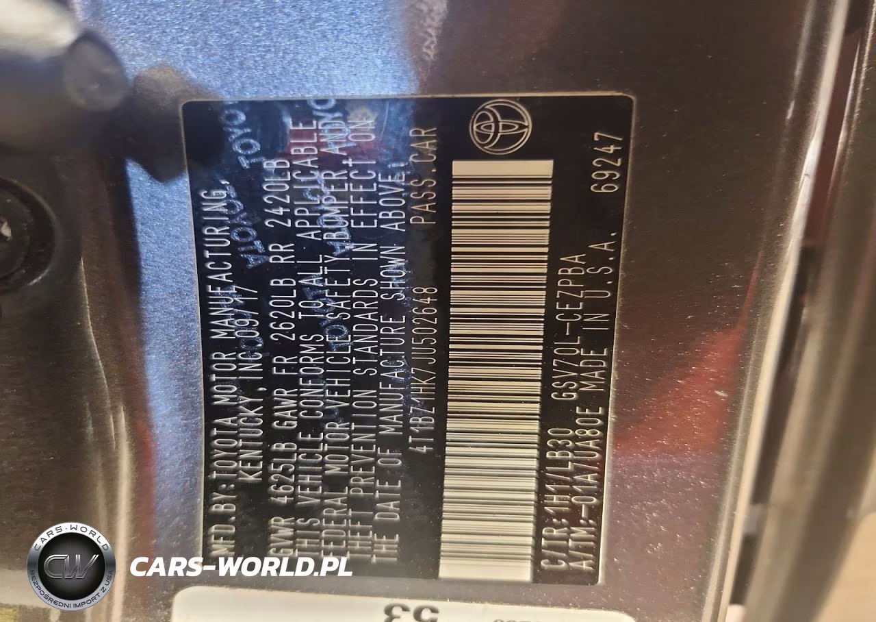 2018 Toyota Camry Xse V6 VIN:4T1BZ1HK7JU502648 - 12