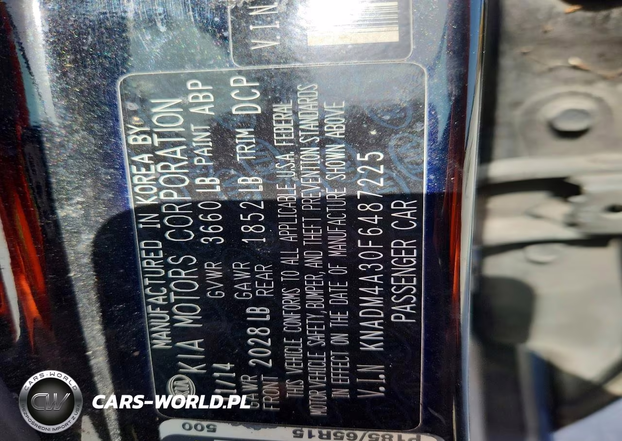 2015 Kia Rio Lx VIN:KNADM4A30F6487225 - 12