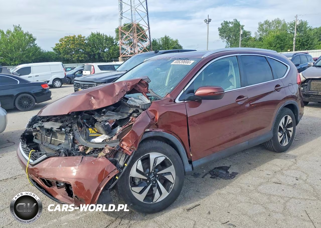 2015 Honda Cr-V Touring VIN:5J6RM4H94FL000266 - 1