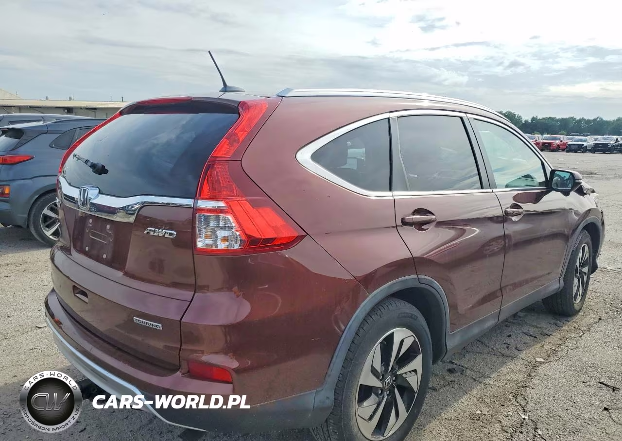 2015 Honda Cr-V Touring VIN:5J6RM4H94FL000266 - 3