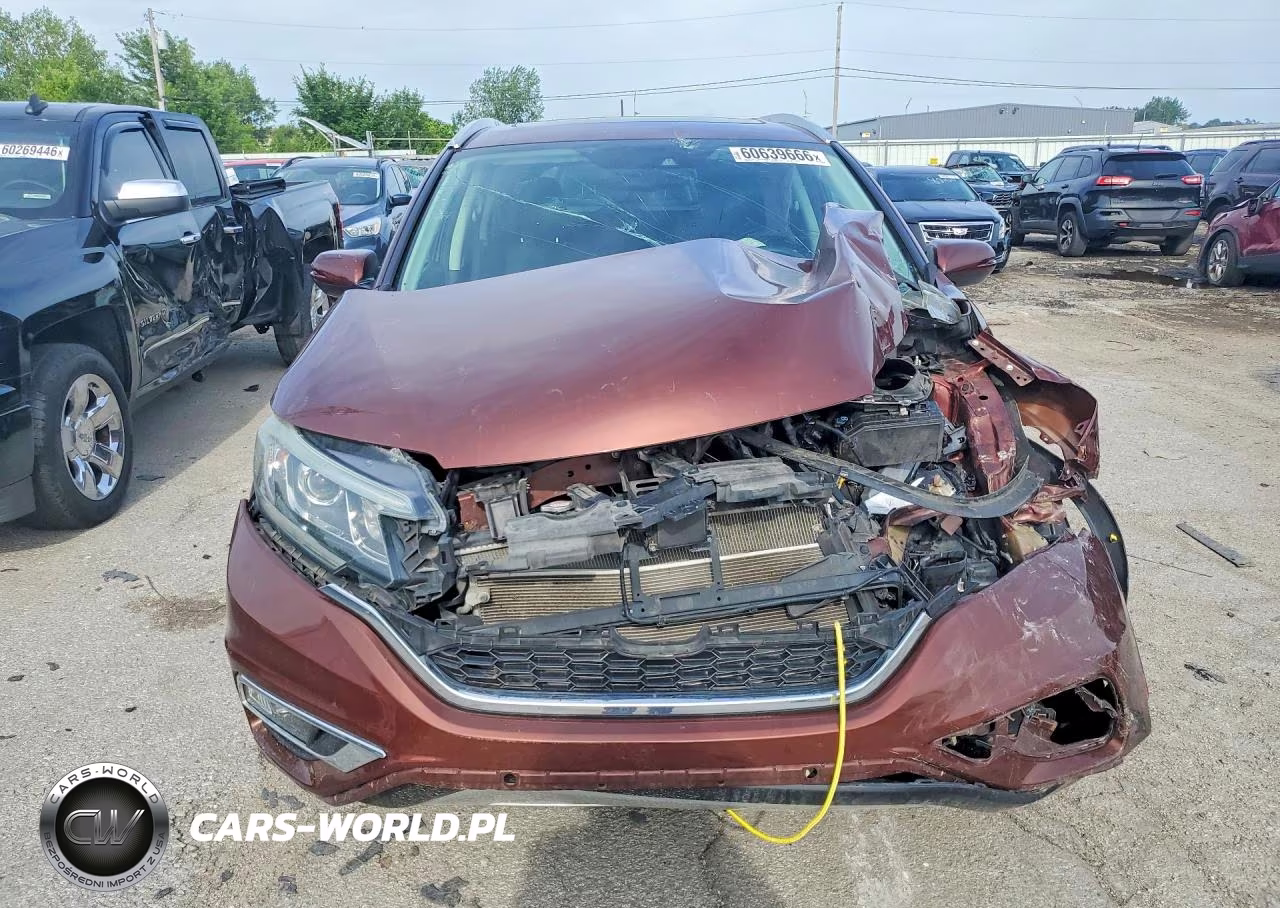 2015 Honda Cr-V Touring VIN:5J6RM4H94FL000266 - 5