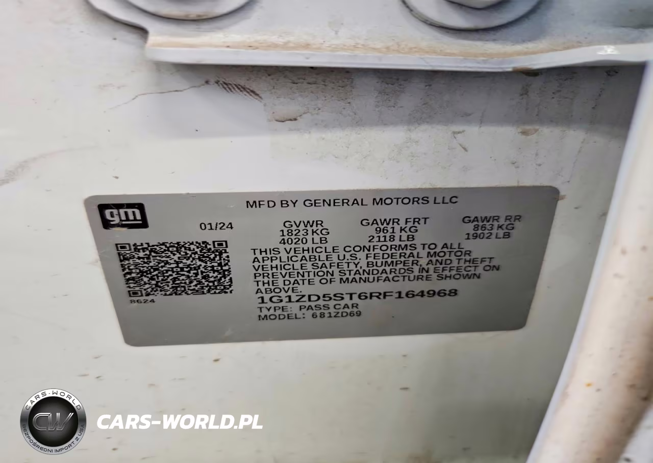 2024 Chevrolet Malibu Lt VIN:1G1ZD5ST6RF164968 - 12