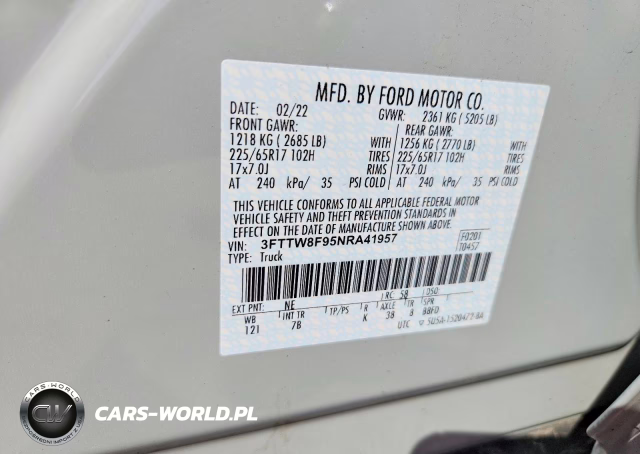 2022 Ford Maverick Xl VIN:3FTTW8F95NRA41957 - 13