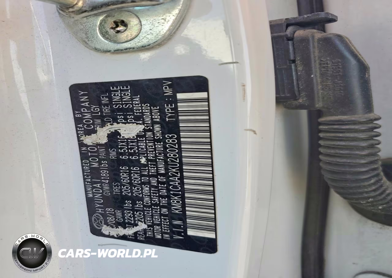 2019 Hyundai Kona Se VIN:KM8K1CAA2KU280283 - 13
