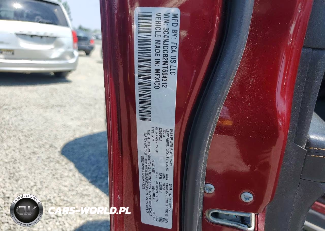 2021 Jeep Compass Limited VIN:3C4NJDCB2MT604312 - 14