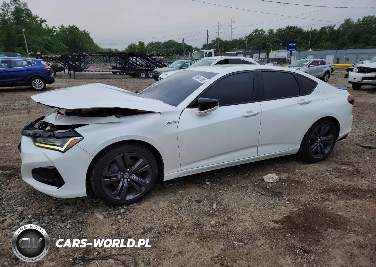2021 Acura Tlx Tech A VIN:19UUB5F51MA016110 - 1