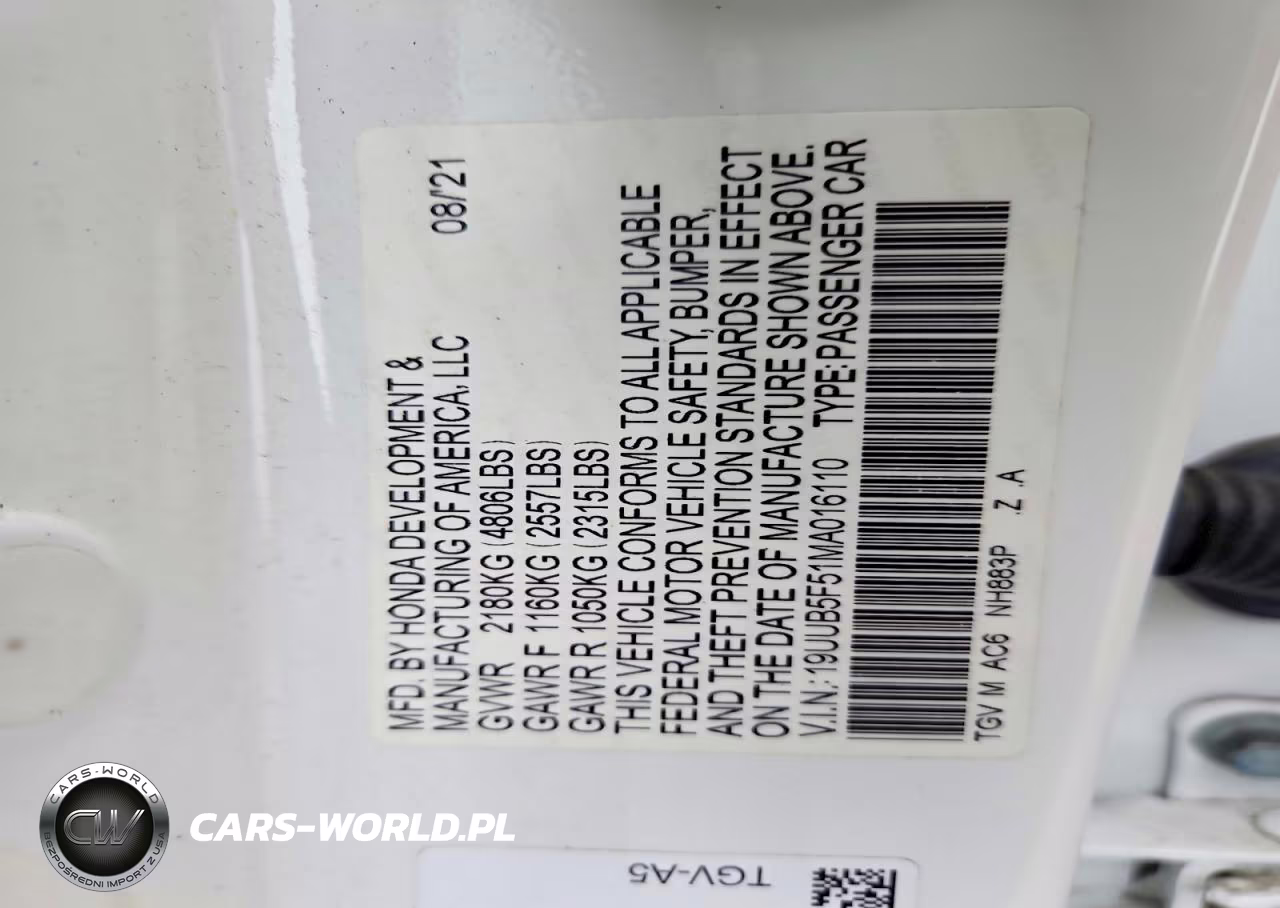 2021 Acura Tlx Tech A VIN:19UUB5F51MA016110 - 12