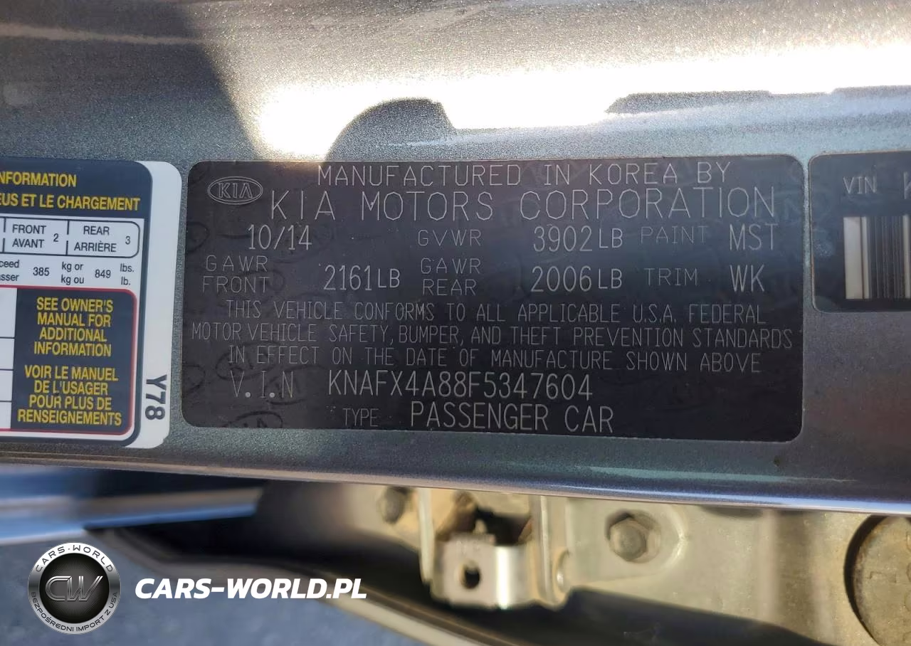 KIA FORTE VIN:KNAFX4A88F5347604 - 12