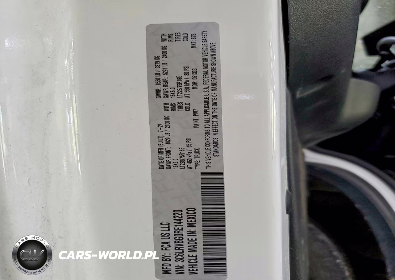 2024 Ram Promaster 1500 1500 High VIN:3C6LRVBG0RE144220 - 13