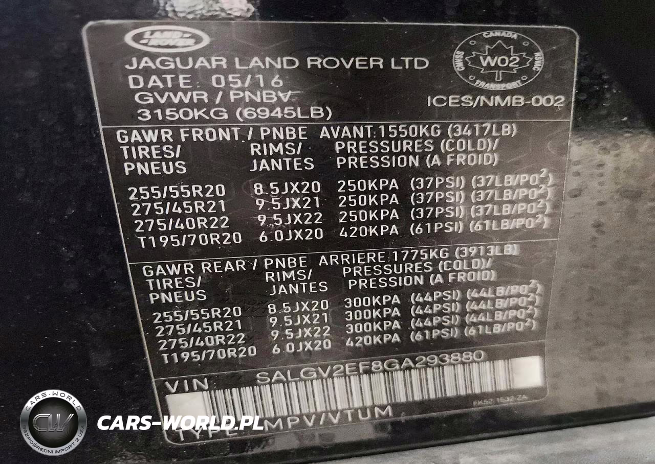 2016 Land Rover Range Rover Autobiography VIN:SALGV2EF8GA293880 - 13