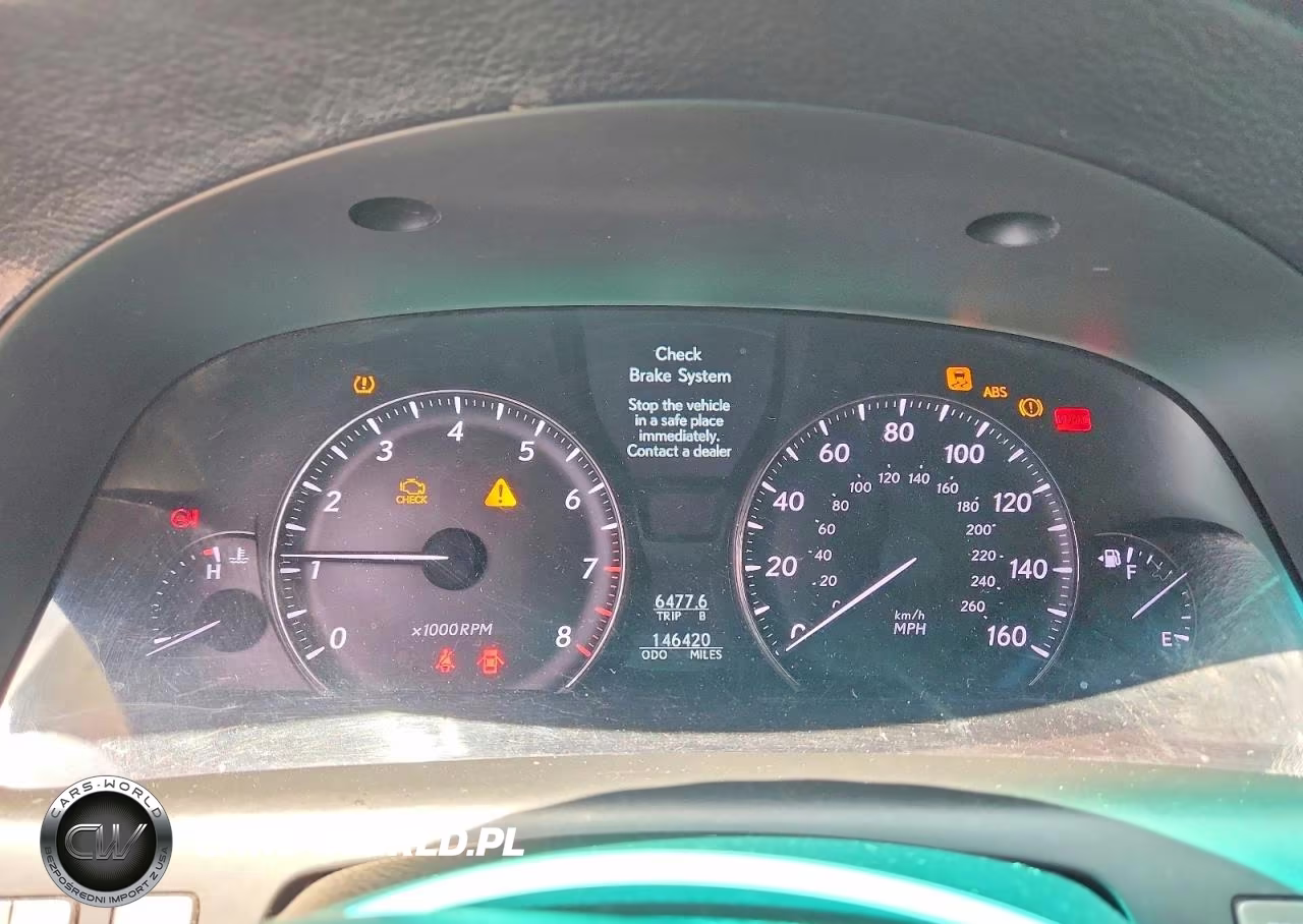 2007 Lexus Ls 460 VIN:JTHBL46F075035555 - 9