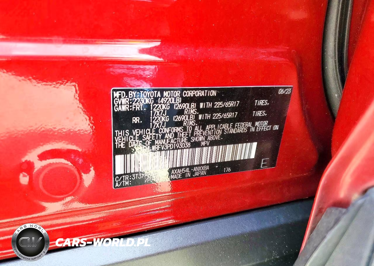 2023 Toyota Rav4 Le VIN:JTMLWRFV3PD193038 - 13