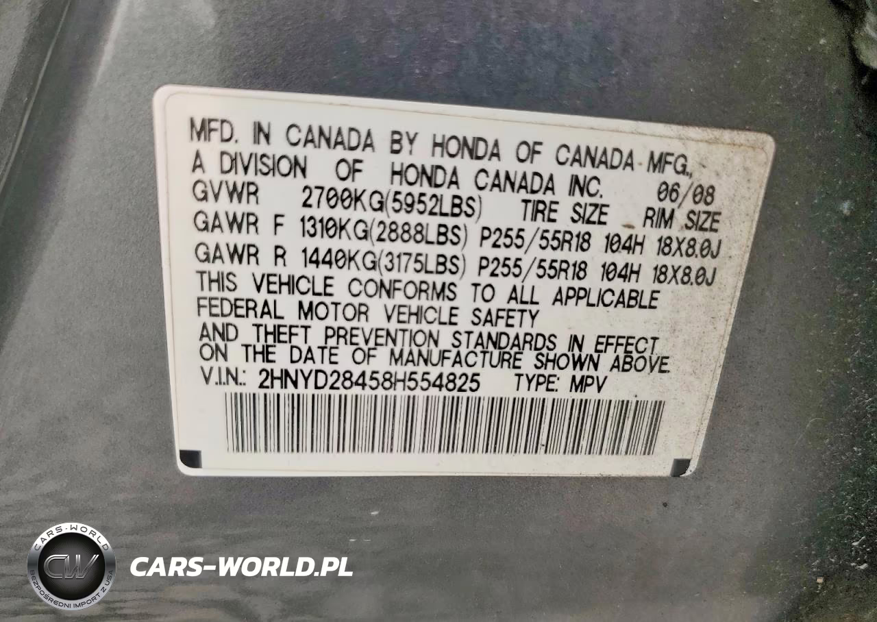 2008 Acura Mdx Technology VIN:2HNYD28458H554825 - 13