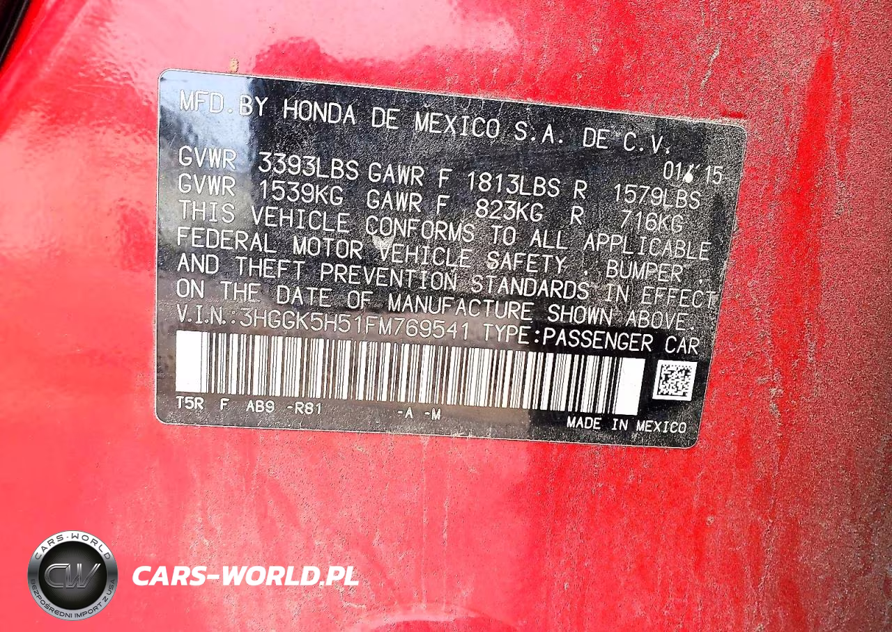2015 Honda Fit Lx VIN:3HGGK5H51FM769541 - 12