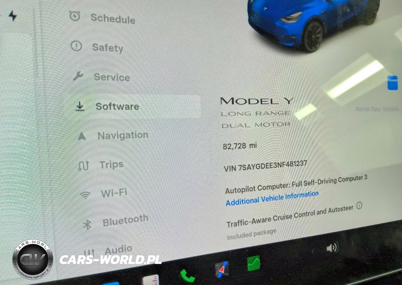 2022 Tesla Model Y VIN:7SAYGDEE3NF481237 - 9