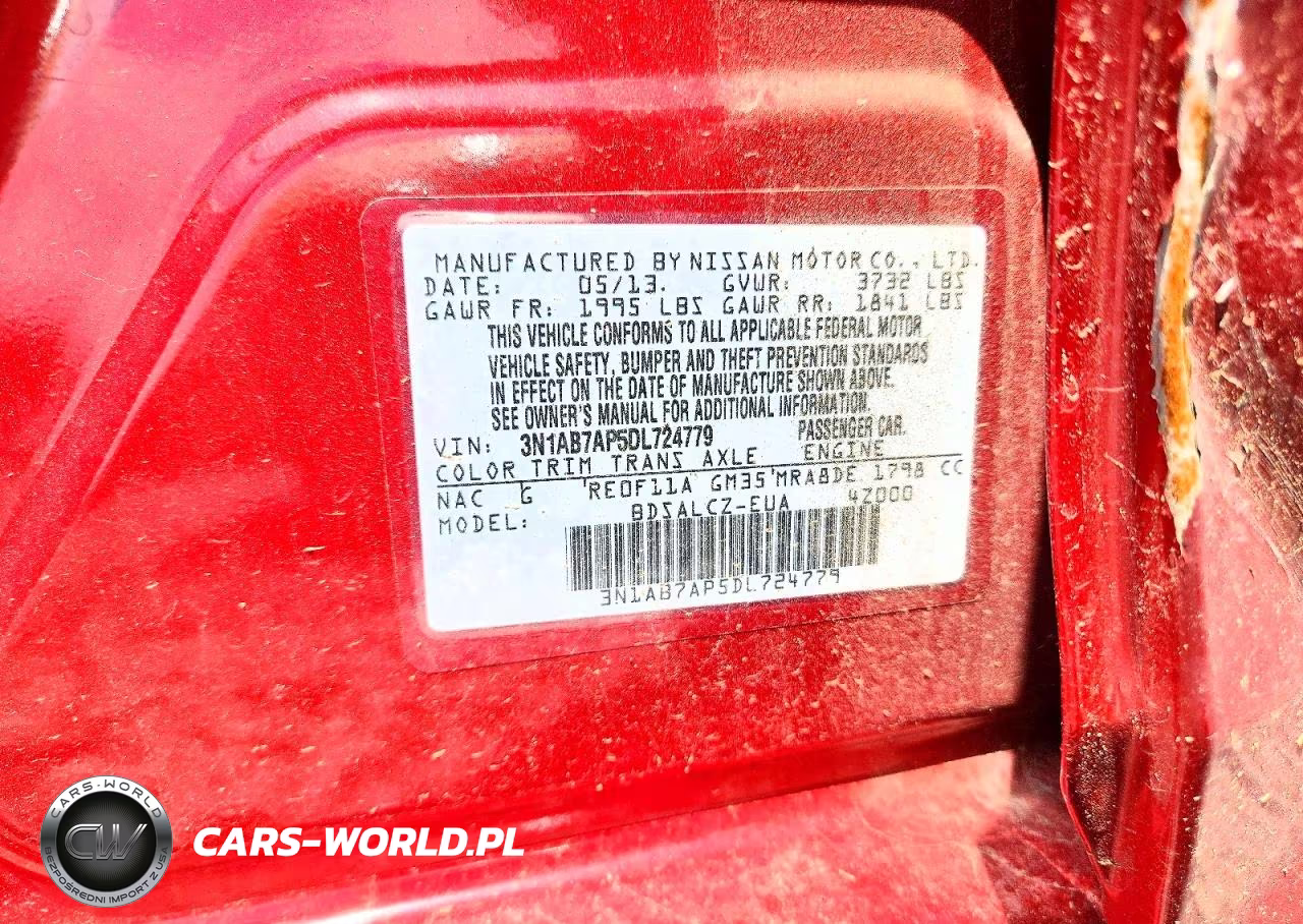 2013 Nissan Sentra S VIN:3N1AB7AP5DL724779 - 12