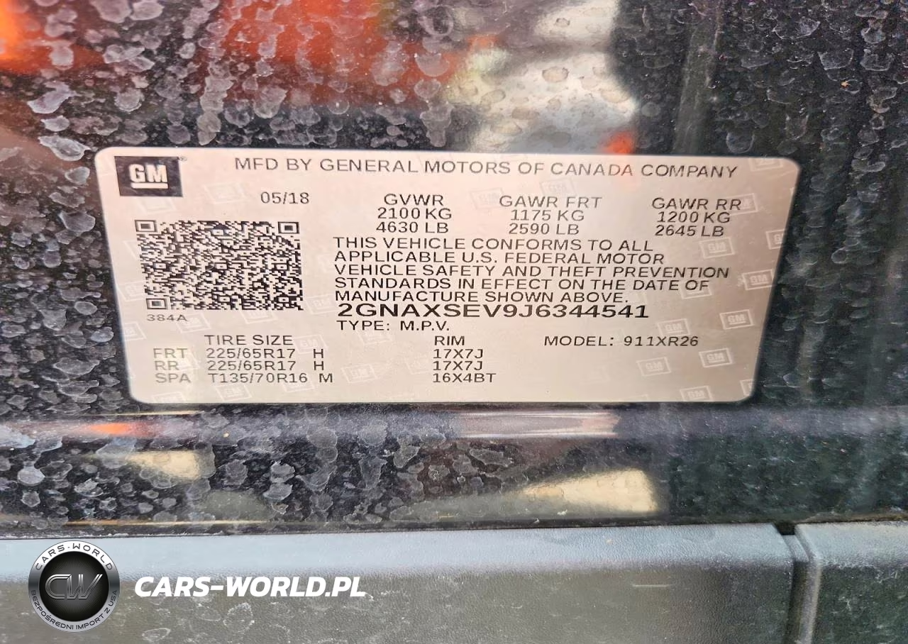2018 Chevrolet Equinox Lt VIN:2GNAXSEV9J6344541 - 13
