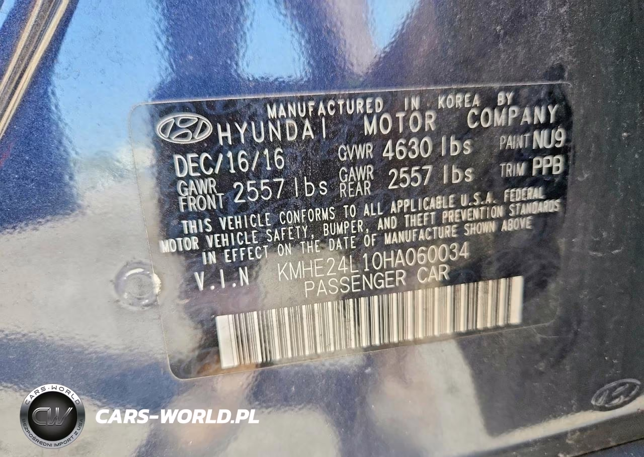 2017 Hyundai Sonata Hybrid Se VIN:KMHE24L10HA060034 - 12