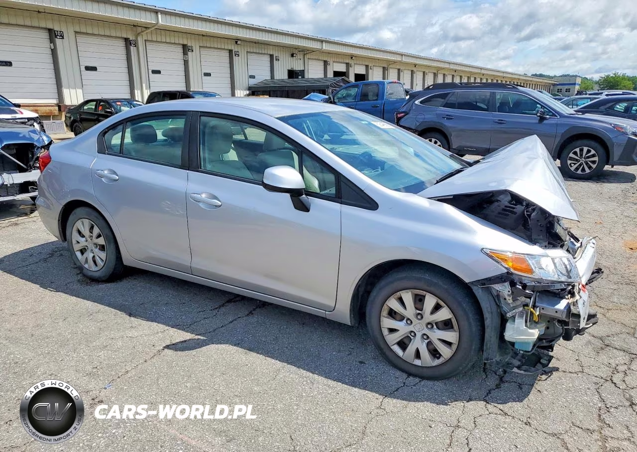 2012 Honda Civic Lx VIN:19XFB2F5XCE013093 - 4