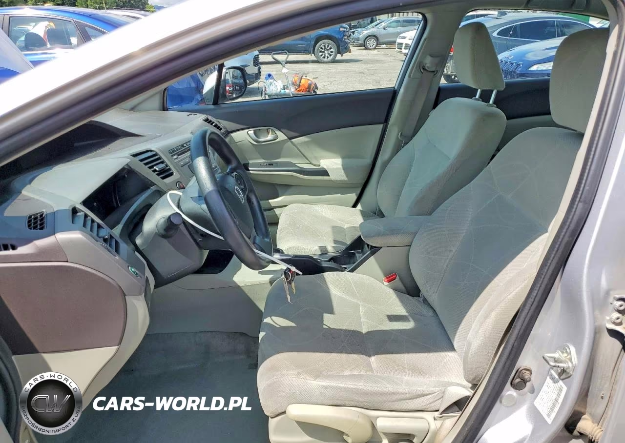 2012 Honda Civic Lx VIN:19XFB2F5XCE013093 - 7