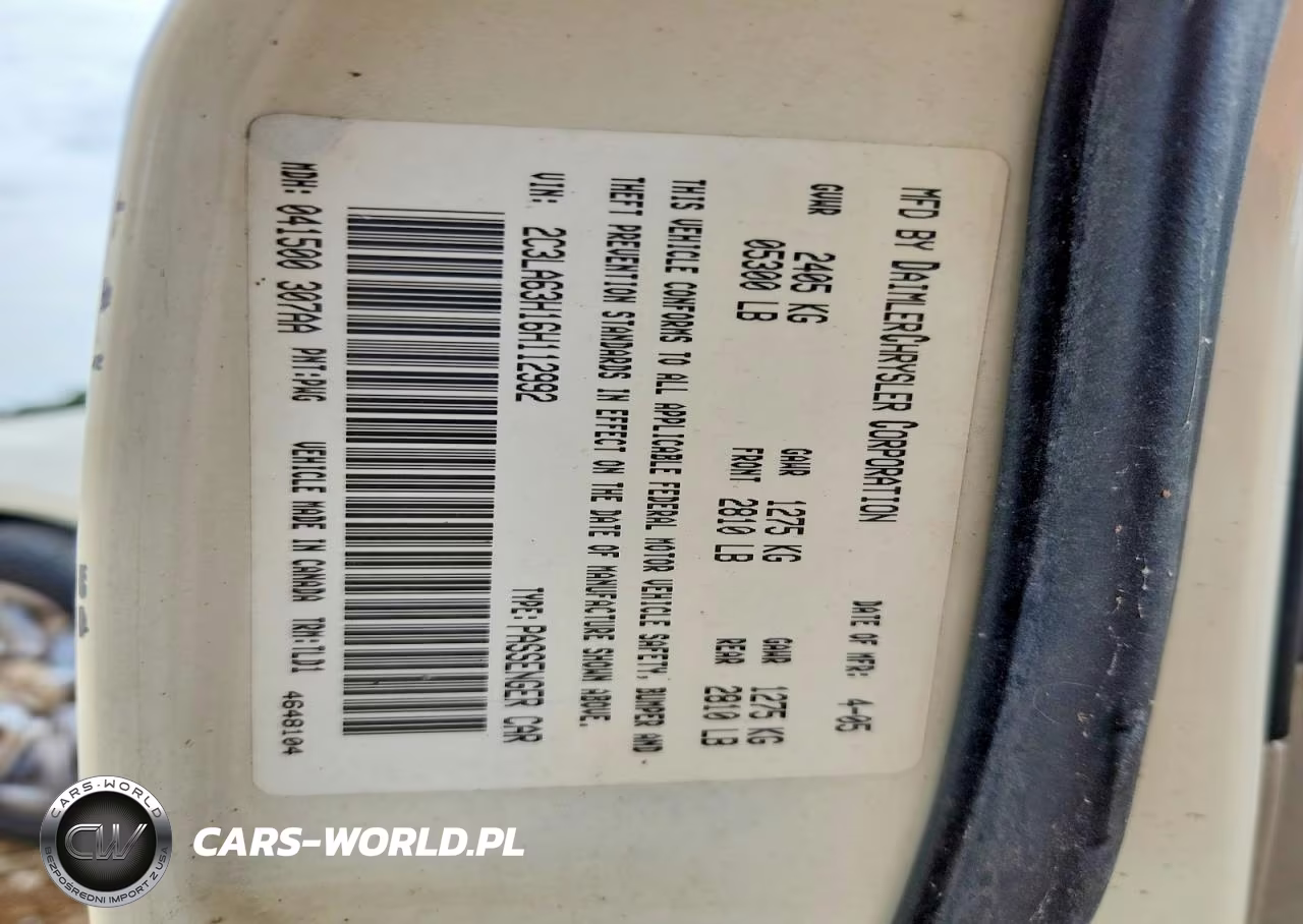 2006 Chrysler 300C VIN:2C3LA63H16H112992 - 13