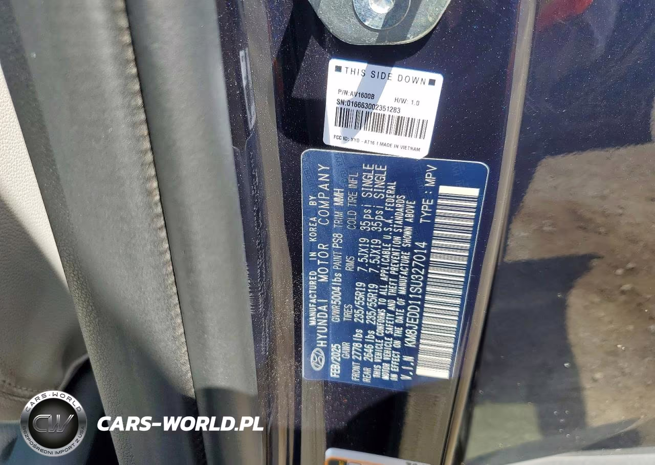 2025 Hyundai Tucson Limited VIN:KM8JEDD11SU327014 - 13